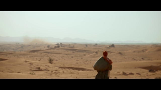 Video Reference: Sky, Gesture, Travel, Landscape, Horizon, Singing sand, Aeolian landform, Hat, Erg, Soil
