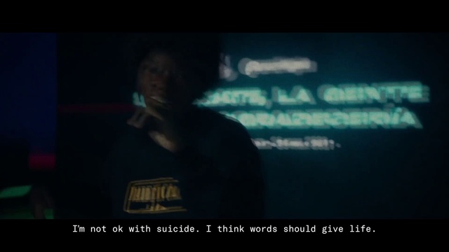 Video Reference: Entertainment, Font, Display device, Event, Electric blue, Multimedia, Television program, Darkness, Music artist, Midnight