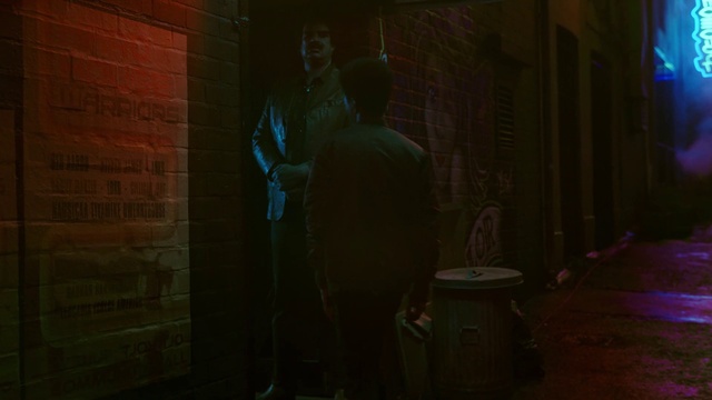 Video Reference: Grey, Flash photography, Art, Wood, Tints and shades, Darkness, Electric blue, Font, Event, Midnight