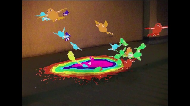 Video Reference: Art, Font, Creative arts, Space, Event, Visual effect lighting, Graphics, Electric blue, Rectangle, Visual arts