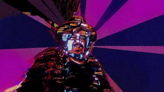 Video Reference: Purple, Sleeve, Artist, Art, Entertainment, Magenta, Tints and shades, Symmetry, Performing arts, Event