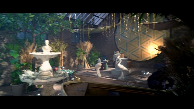 Video Reference: World, Plant, Tree, Event, Glass, Leisure, Christmas, Landscape lighting, Water feature, Interior design