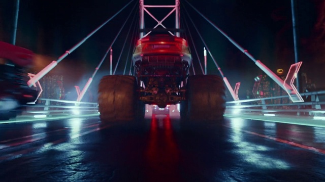 Video Reference: Light, Automotive lighting, Wheel, Performing arts, Entertainment, Vehicle, Music venue, Visual effect lighting, Bridge, Electricity