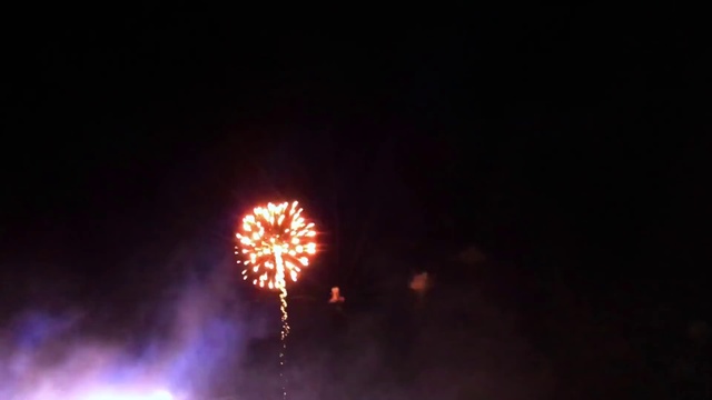 Video Reference: Fireworks, Sky, Midnight, Celebrating, Event, Recreation, Darkness, Holiday, New year, New years eve