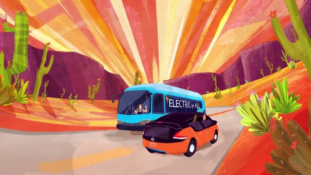 Video Reference: Car, Vehicle, Bus, Motor vehicle, Automotive lighting, Tire, Automotive design, Orange, Wheel, Mode of transport