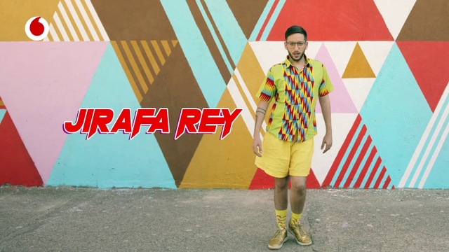 Video Reference: Footwear, Sleeve, Orange, Street fashion, Asphalt, Yellow, Art, Cool, Wall, Font