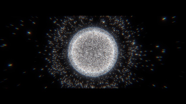 Video Reference: Fireworks, Sky, Art, Astronomical object, Gas, Font, Midnight, Circle, Electric blue, Science