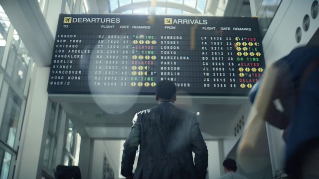 Video Reference: Sleeve, Font, Blazer, Metropolitan area, Display device, Job, Suit, Machine, Transport, Signage
