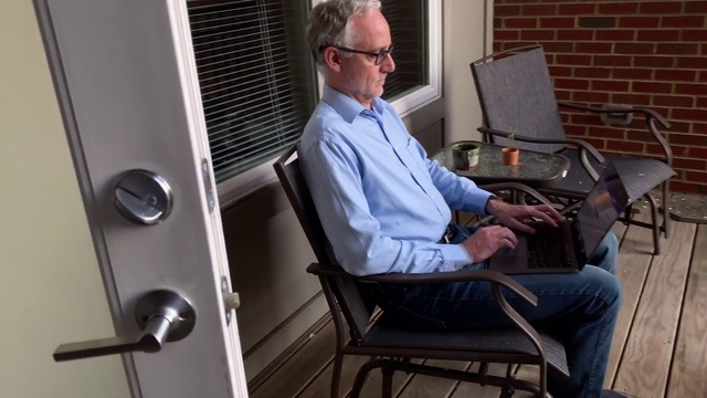 Video Reference: Furniture, Chair, Comfort, Audio equipment, Dress shirt, Engineering, Gas, Eyewear, Electronic device, White-collar worker