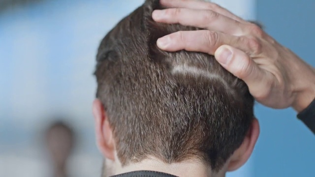 Video Reference: Forehead, Ear, Jaw, Neck, Gesture, High and tight, Eyelash, Black hair, Hairdresser, Crew cut