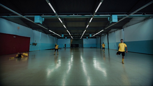 Video Reference: Footwear, Building, Field house, Hall, Leisure, Sports, Flooring, Sport venue, Ball game, Leisure centre