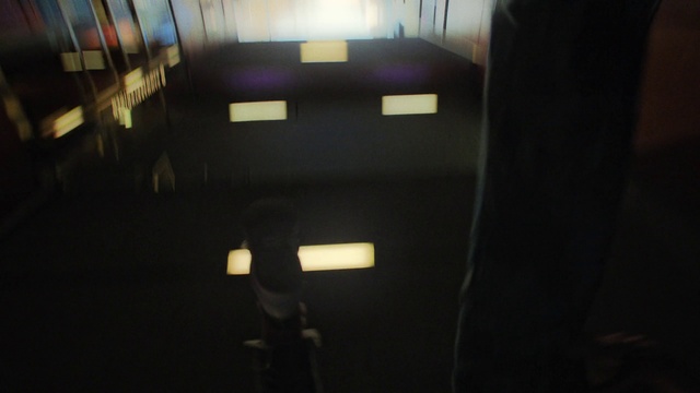 Video Reference: Flooring, Tints and shades, Wood, Symmetry, Darkness, Fixture, Ceiling, Event, Stairs, Light fixture