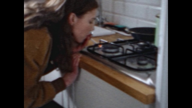 Video Reference: Gas stove, Cooktop, Kitchen appliance, Kitchen, Kitchen stove, Countertop, Stove, Cooking, Office equipment, Audio equipment