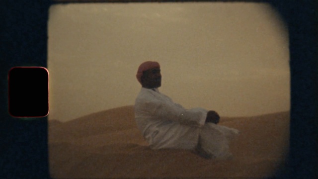 Video Reference: Gesture, Sky, Tints and shades, Landscape, Art, Rectangle, Painting, Visual arts, Horizon, Room