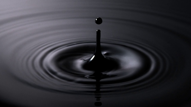 Video Reference: Water, Liquid, Fluid, Drop, Circle, Symmetry, Solvent, Monochrome photography, Macro photography, Monochrome