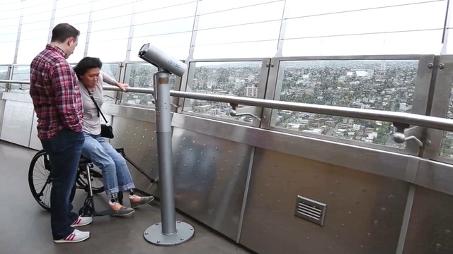 Video Reference: Architecture, Sky, Engineering, Glass, Leisure, Metal, Handrail, Aluminium, Chair, Steel