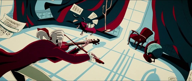 Video Reference: Art, Cartoon, Font, Fictional character, Graphics, Carmine, Animation, Illustration, Recreation, Pattern