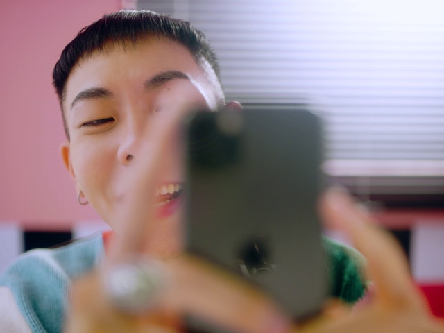 Video Reference: Chin, Hairstyle, Eyebrow, Facial expression, Ear, Eyelash, Jaw, Happy, Black hair, Finger