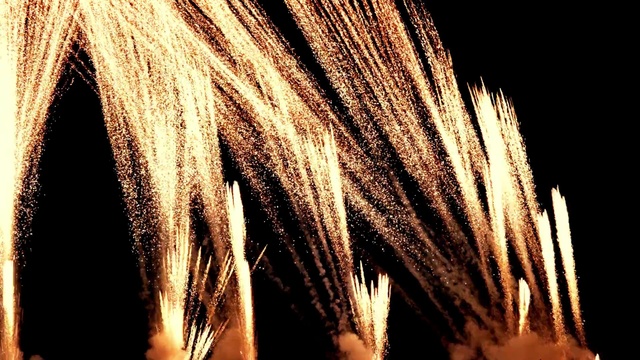 Video Reference: Fireworks, Midnight, Heat, Recreation, Event, Holiday, Font, Darkness, Celebrating, New year