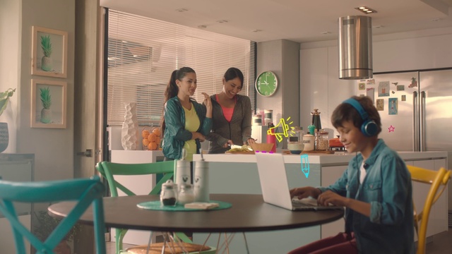 Video Reference: Table, Building, Interior design, Laptop, Houseplant, Science, Personal computer, Chair, Fashion design, Event