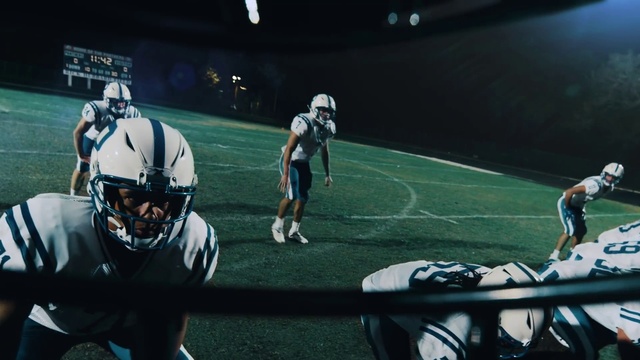 Video Reference: Sports uniform, Helmet, Football helmet, Football equipment, Sports equipment, Sports gear, Jersey, American football, Football gear, Sprint football