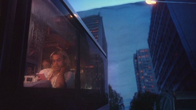 Video Reference: Atmosphere, Building, City, Facade, Magenta, Electric blue, Tower block, Darkness, Midnight, Metropolis