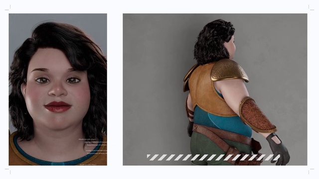 Video Reference: Shoulder, Eyelash, Lipstick, Neck, Sleeve, Flash photography, Bag, Waist, Makeover, Black hair