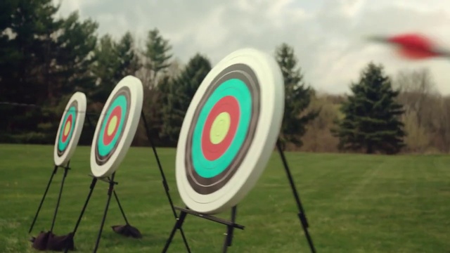 Video Reference: Cloud, Sky, Field archery, Archery, Target archery, Arrow, Precision sports, Bow, Land lot, Outdoor recreation
