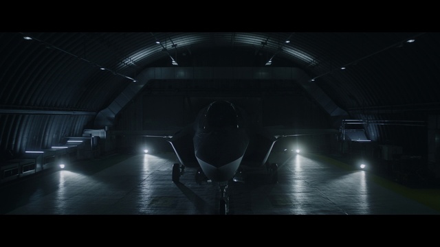 Video Reference: Aircraft, Vehicle, Airplane, Aerospace manufacturer, Flash photography, Aviation, Air travel, Tints and shades, Symmetry, Space