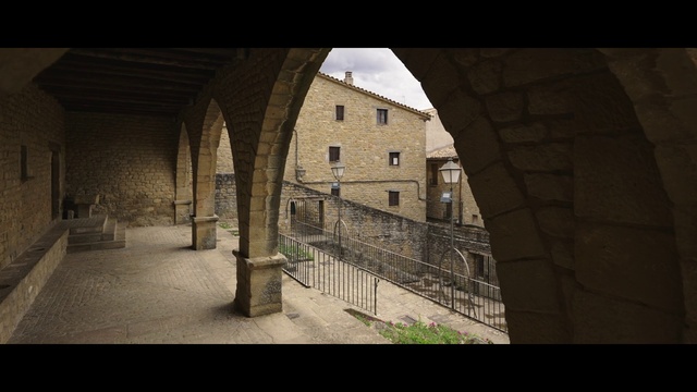 Video Reference: Building, Window, Door, Tints and shades, Brick, Facade, Brickwork, Wood, Arch, City