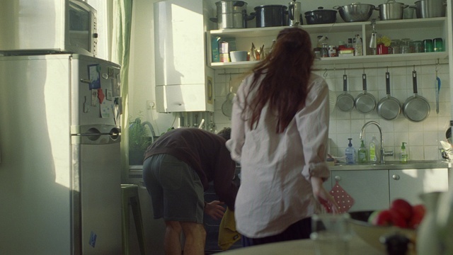 Video Reference: Property, Cabinetry, Kitchen, Sleeve, Home appliance, Shelf, Kitchen appliance, Countertop, Major appliance, Waist