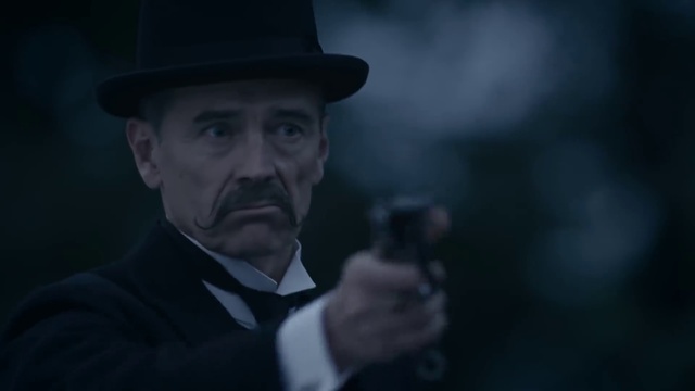 Video Reference: Clothing, Hat, Flash photography, Sun hat, Fedora, Facial hair, Dress shirt, Collar, Darkness, Monochrome photography