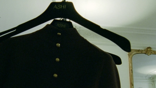 Video Reference: Outerwear, Neck, Sleeve, Clothes hanger, Dress shirt, T-shirt, Collar, Sleeveless shirt, Blazer, Font