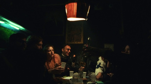 Video Reference: Table, Entertainment, Fun, Event, Suit, Darkness, Chair, Tableware, Room, Midnight