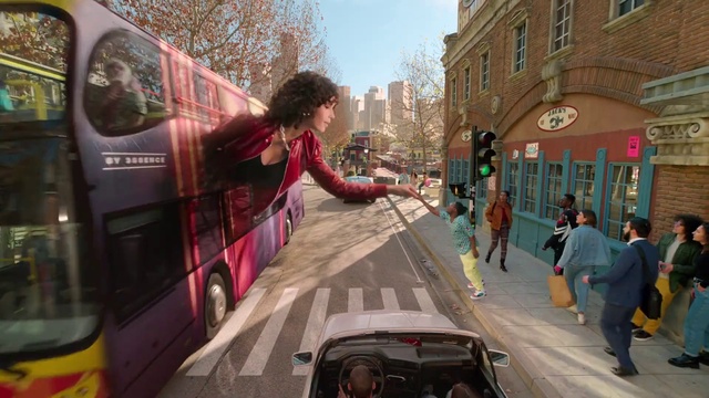 Video Reference: Bus, Photograph, Building, Vehicle, Motor vehicle, Window, Sky, Tire, Mode of transport, Tour bus service