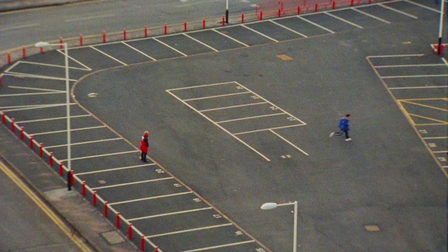 Video Reference: Road surface, Asphalt, Line, Sports, Red, Grass, Sport venue, Team sport, Ball game, Tar