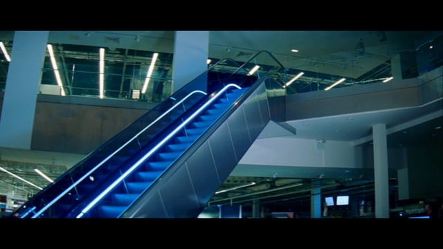 Video Reference: Stairs, Glass, City, Facade, Electric blue, Metal, Commercial building, Rectangle, Engineering, Headquarters