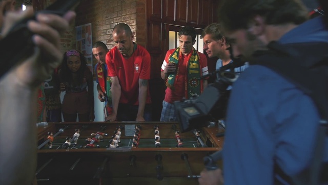 Video Reference: Hat, Jacket, Event, Engineering, Entertainment, T-shirt, Recreation, Cap, Team, Crowd