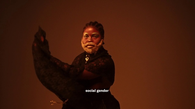 Video Reference: Arm, Flash photography, Gesture, Entertainment, Performing arts, Fashion design, Event, Art, Performance art, Formal wear