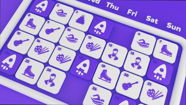 Video Reference: Input device, Peripheral, Purple, Blue, Office equipment, Gadget, Font, Violet, Line, Computer