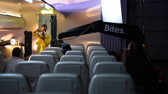 Video Reference: Air travel, Automotive design, Chair, Comfort, Event, Audio equipment, Luxury vehicle, Leisure, Conference hall, Airline