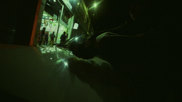 Video Reference: Automotive lighting, Headlamp, Building, Midnight, Event, Darkness, Window, Glass, Lens flare, Room