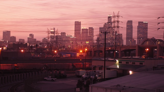 Video Reference: Sky, Cloud, Building, Skyscraper, Afterglow, Dusk, Electricity, Water, Tower block, Tower
