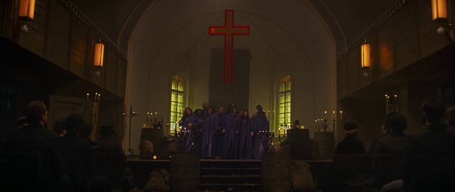 Video Reference: Religious item, Temple, Cross, Building, Event, Darkness, Medieval architecture, Worship, Entertainment, Gothic architecture