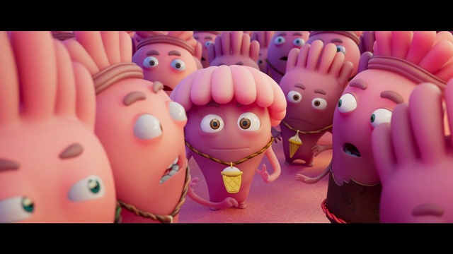 Video Reference: Head, Organism, Gesture, Pink, Happy, Cartoon, Plant, Violet, Font, Magenta