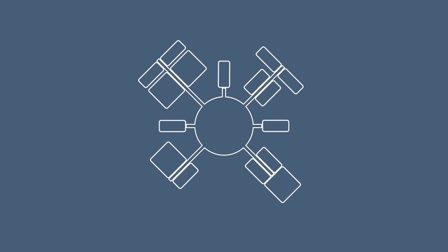 Video Reference: Font, Circle, Electric blue, Symmetry, Logo, Engineering, Pattern, Diagram, Symbol, Graphics