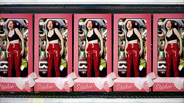 Video Reference: Pink, Font, Art, Magenta, Thigh, Waist, Rectangle, Fashion design, Event, Illustration