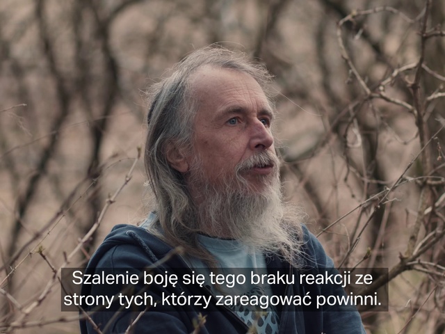 Video Reference: Beard, Human, People in nature, Happy, Wood, Twig, Facial hair, Adaptation, Grass, Flash photography