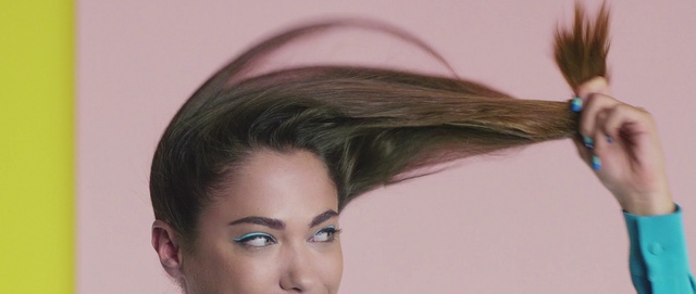 Video Reference: Nose, Lip, Eyelash, Jaw, Flash photography, Ear, Eye liner, Makeover, Lipstick, Bun