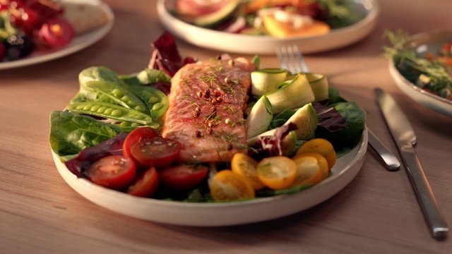 Video Reference: Food, Tableware, Plate, Dishware, Ingredient, Recipe, Beef, Cuisine, Steak, Dish